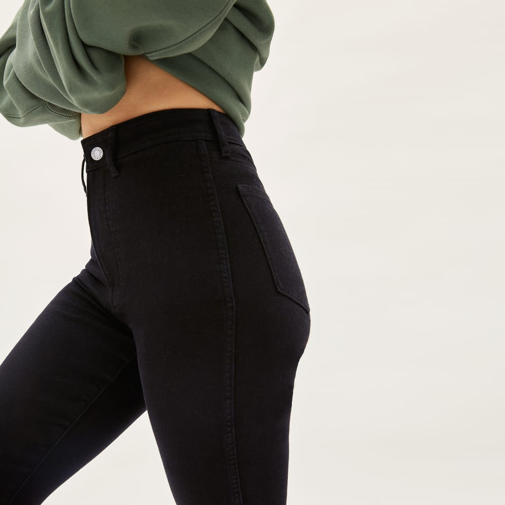 The Way-High® Clean Front Skinny Jean  | Black | 28.5” Inseam-styoma