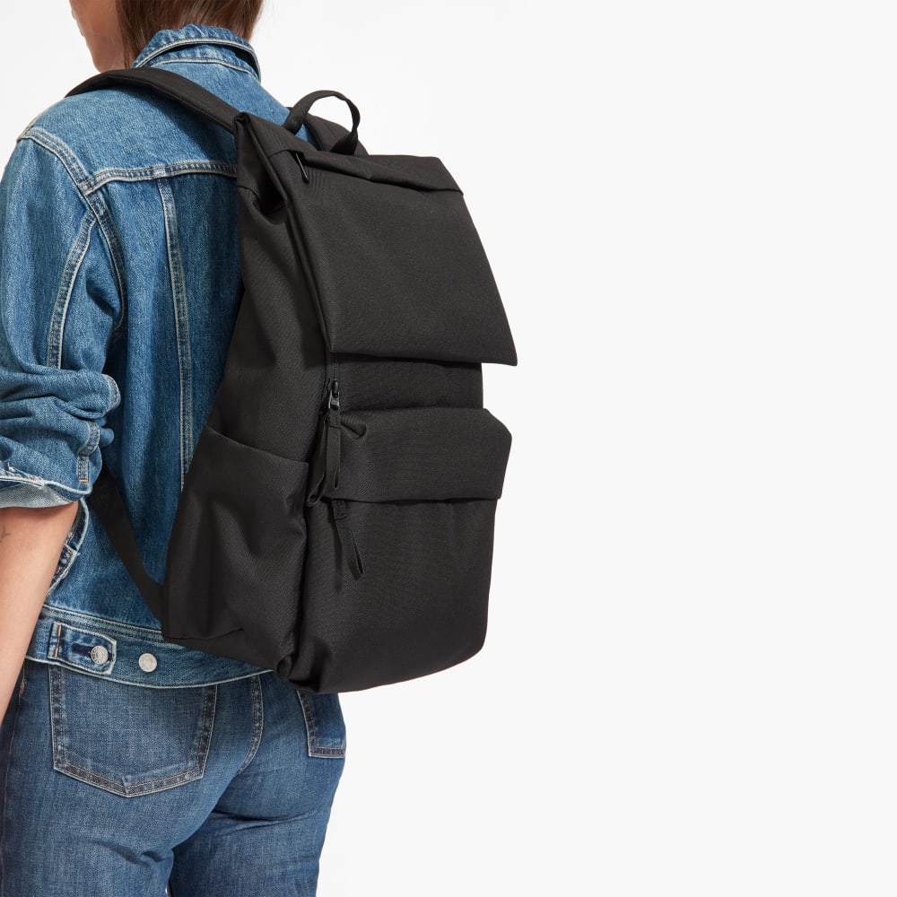 The ReNew Transit Backpack | Black-styoma
