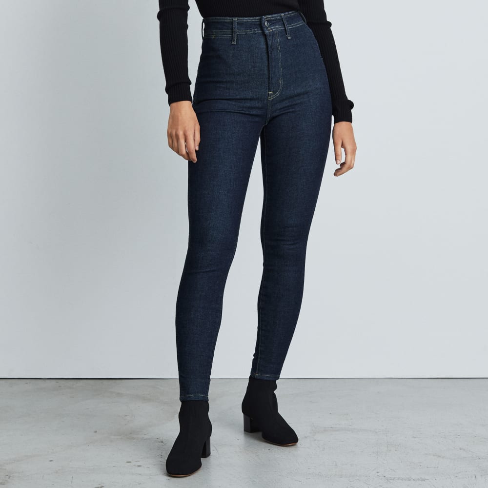 The Way-High® Clean Front Skinny Jean  | Dark Indigo | 28.5” Inseam-styoma