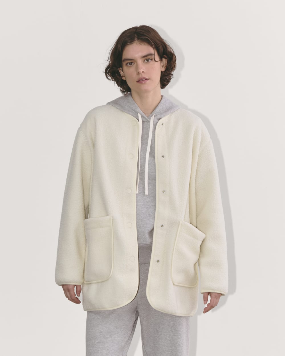 The Teddy Liner | Heathered Oat-styoma
