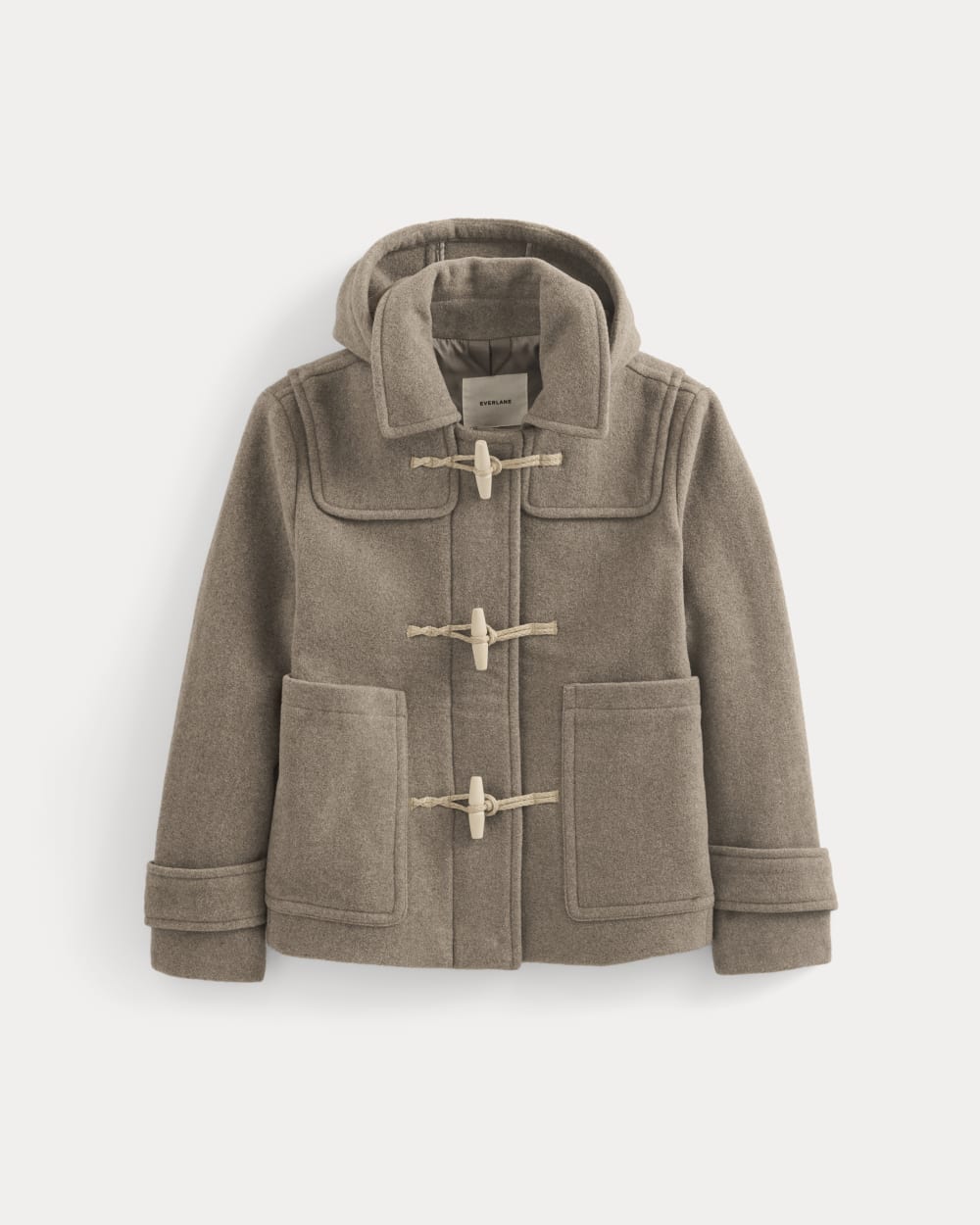 The ReWool Duffle Coat | Heather Taupe-styoma