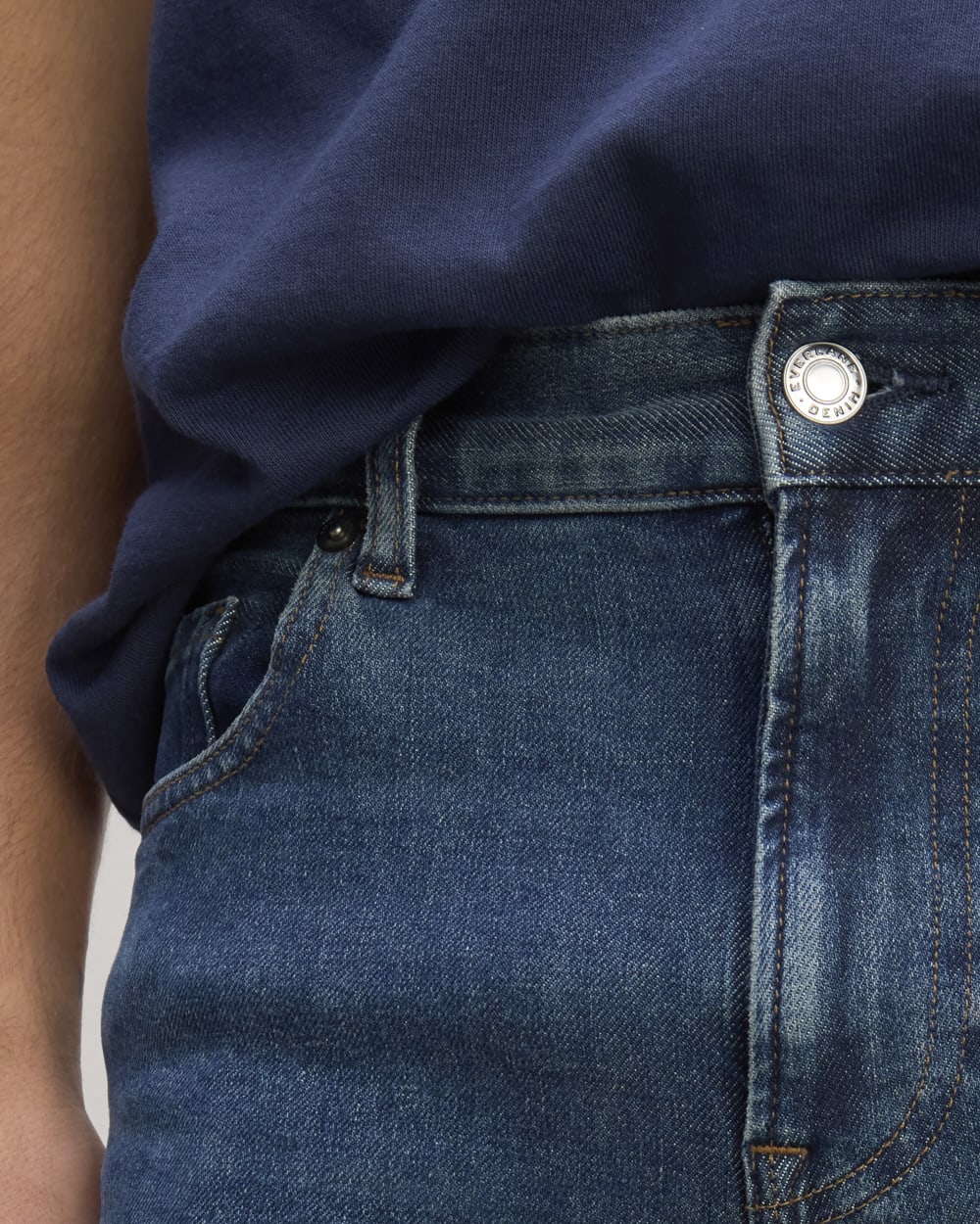 The Skinny 4-Way Stretch Organic Jean | Uniform | Medium Indigo-styoma