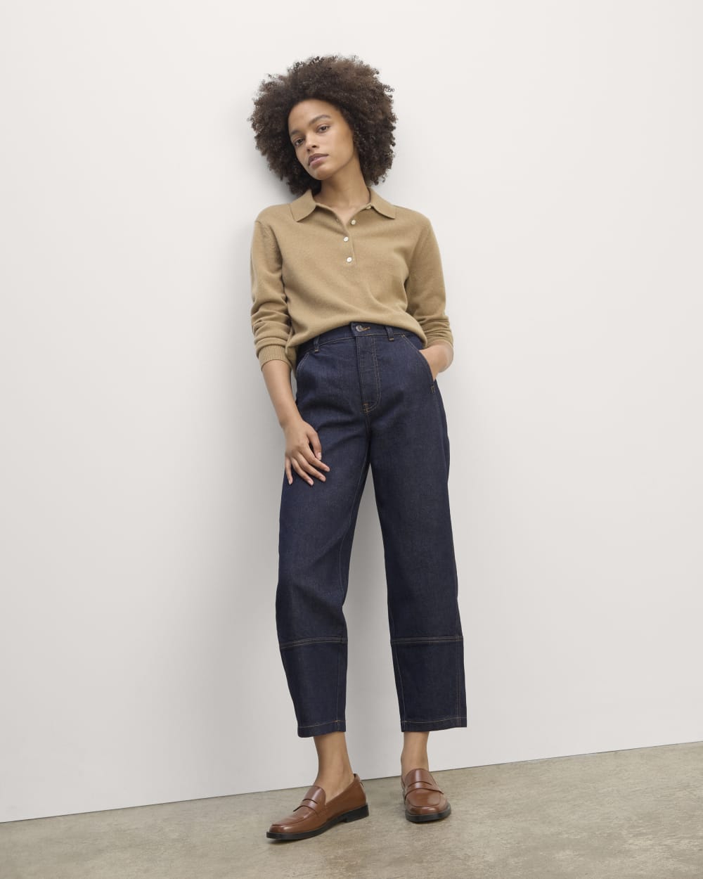 The Utility Barrel Jean | Pure Blue | Regular-styoma