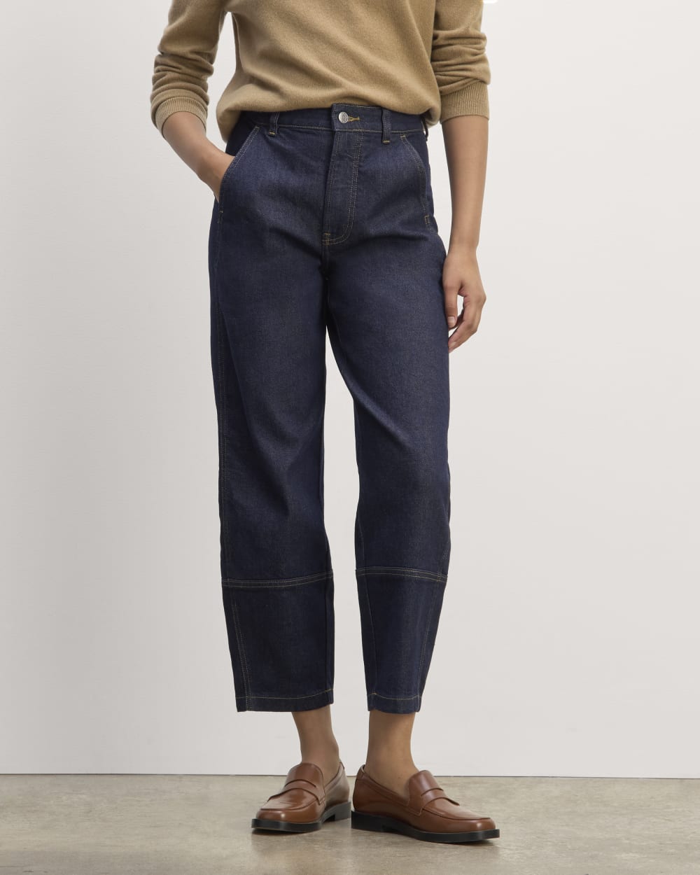 The Utility Barrel Jean | Pure Blue | Regular-styoma