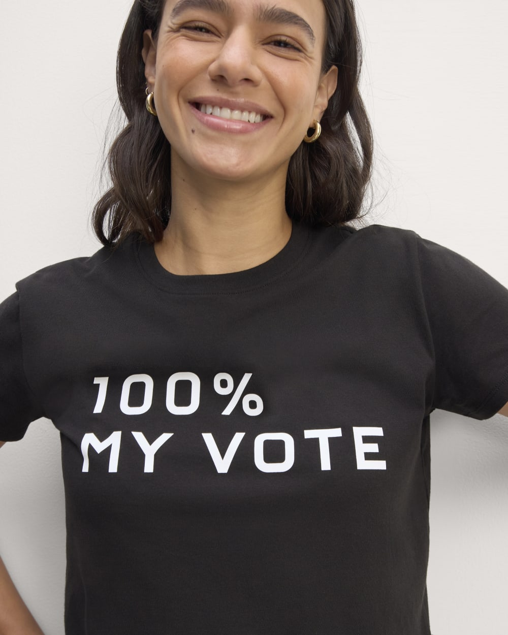 The Voter Tee in Essential Cotton | Black-styoma