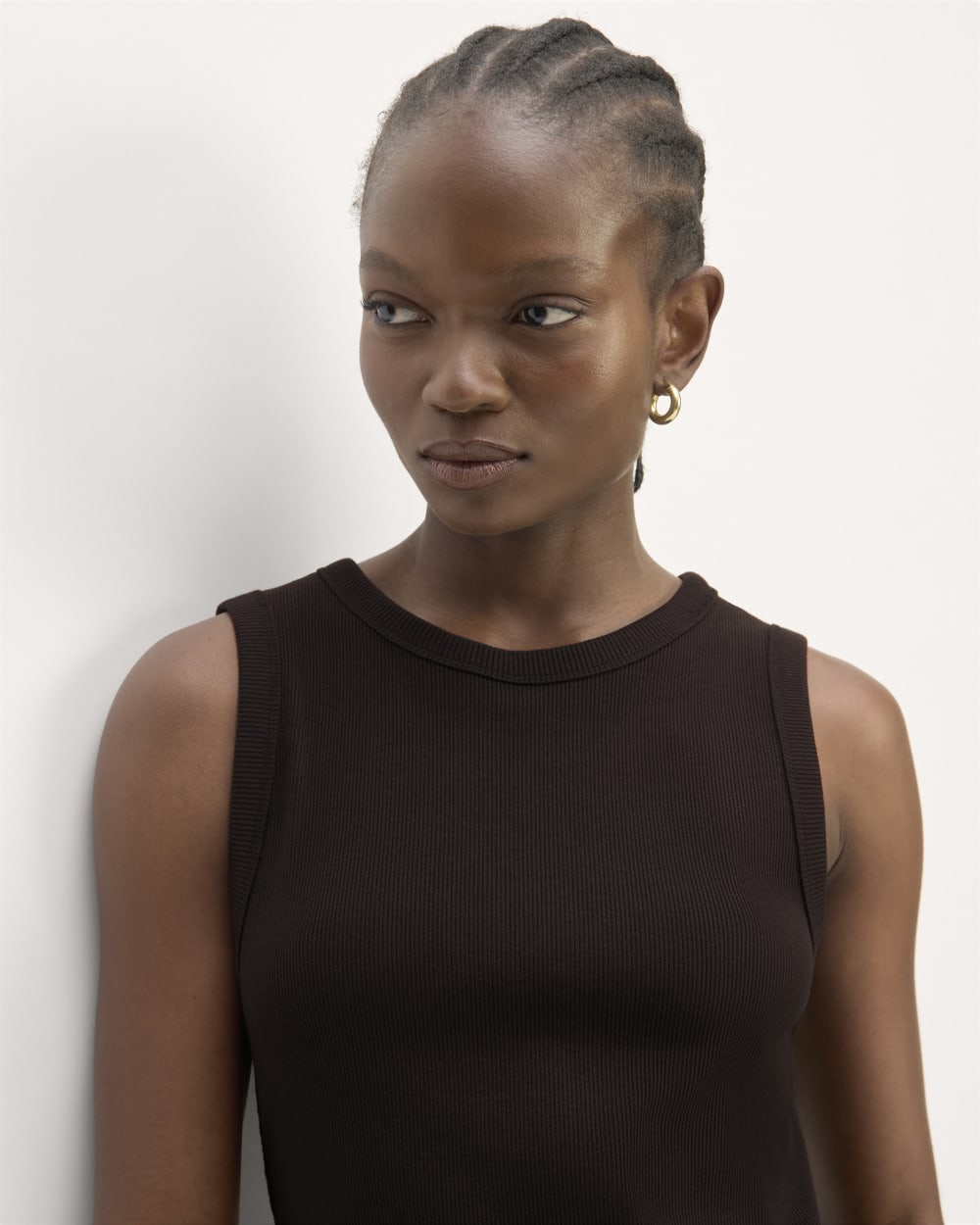 The Ribbed Mini Dress | Black-styoma