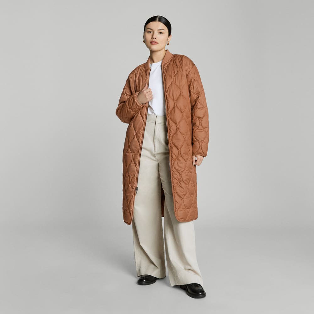 The ReNew Long Liner | Tawny Brown-styoma