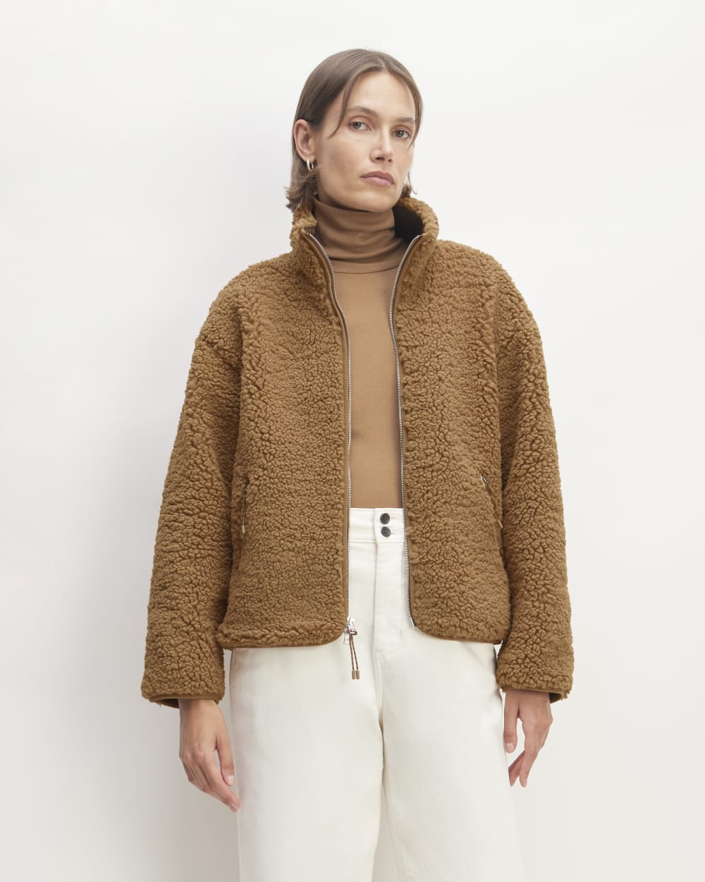 The ReNew Fleece Full Zip | Toasted Coconut-styoma