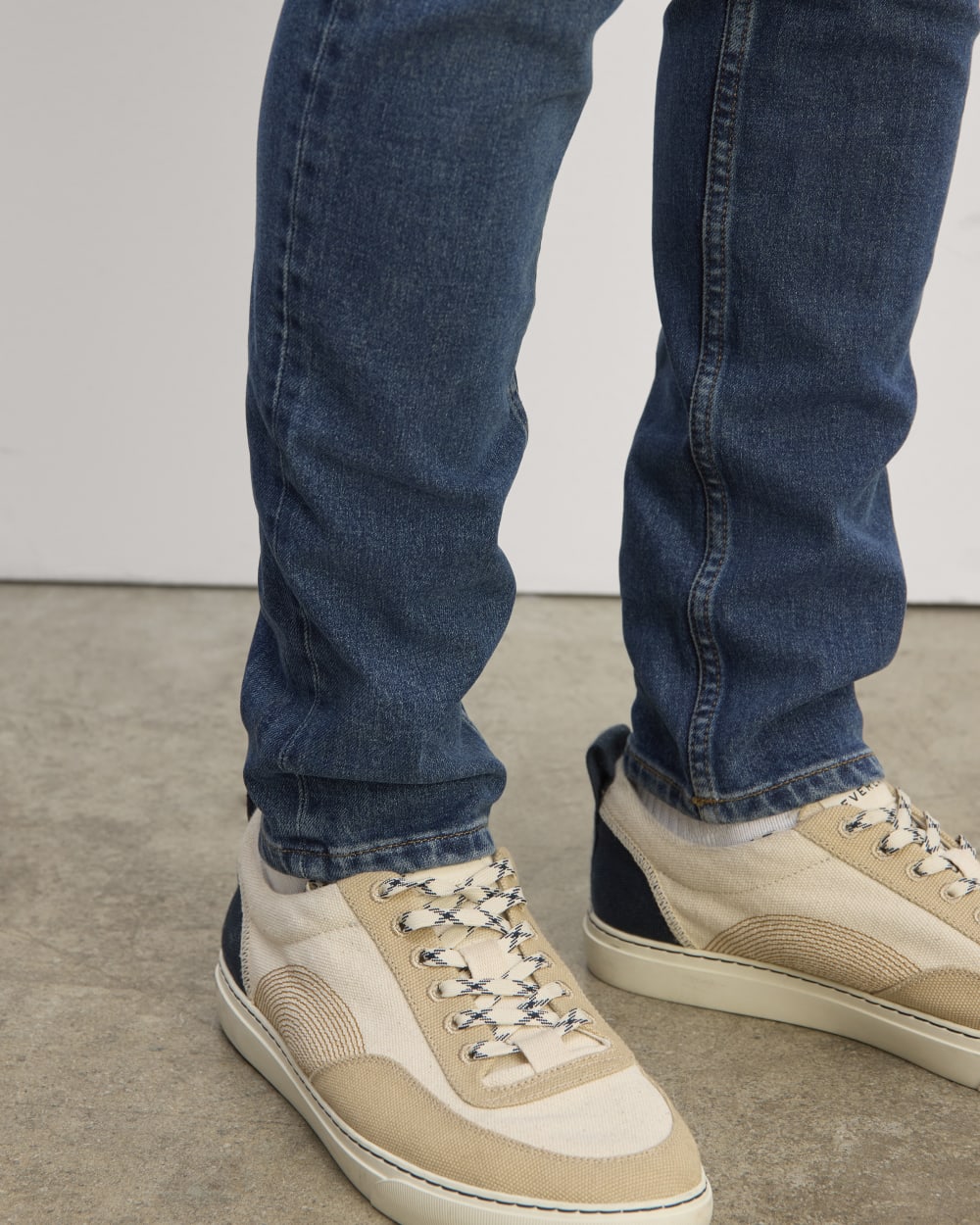 The Skinny 4-Way Stretch Organic Jean | Uniform | Medium Indigo-styoma