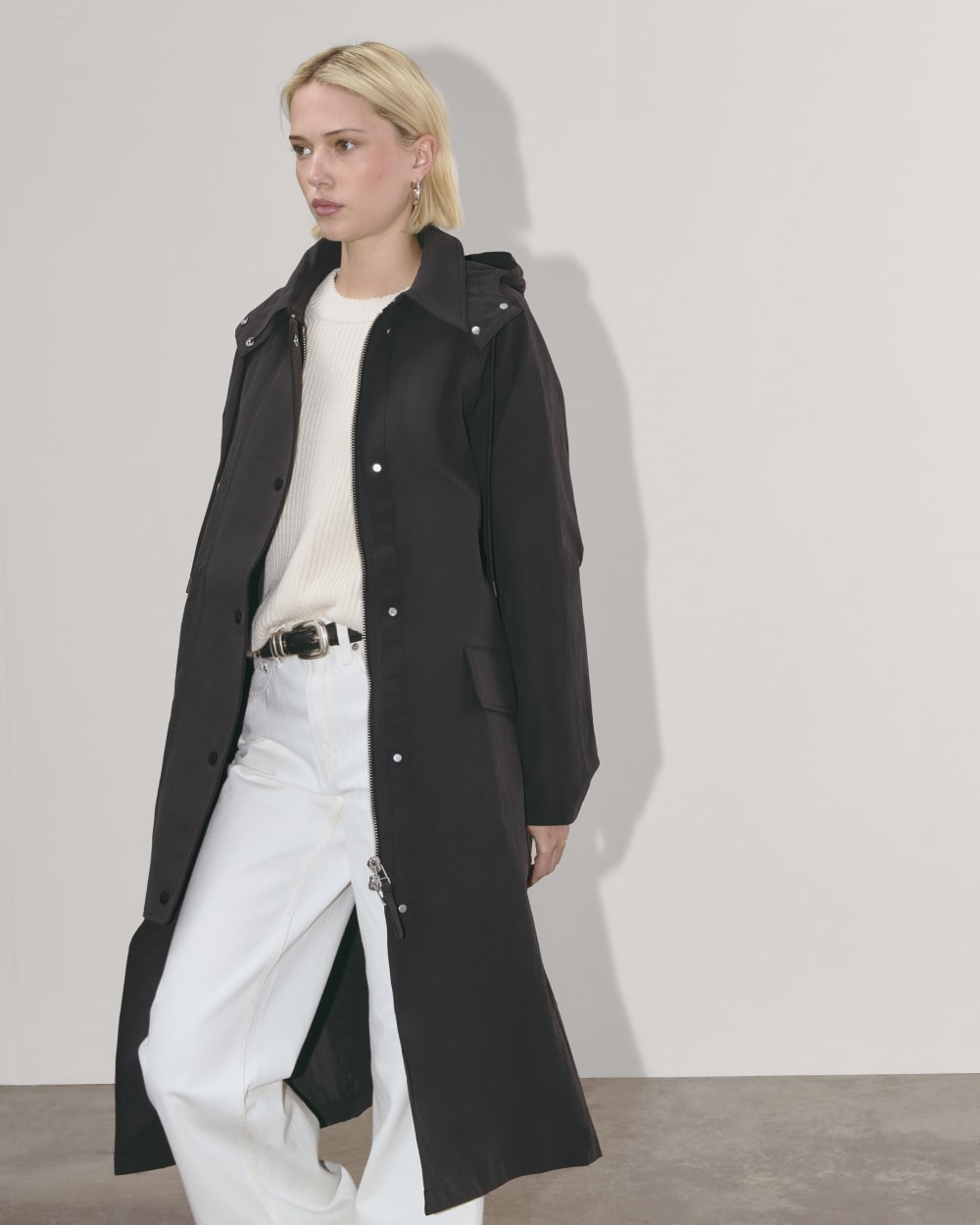 The Oversized Anorak | Black-styoma