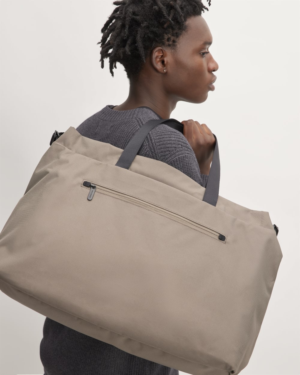 The ReNew Transit Weekender | Warm Charcoal-styoma