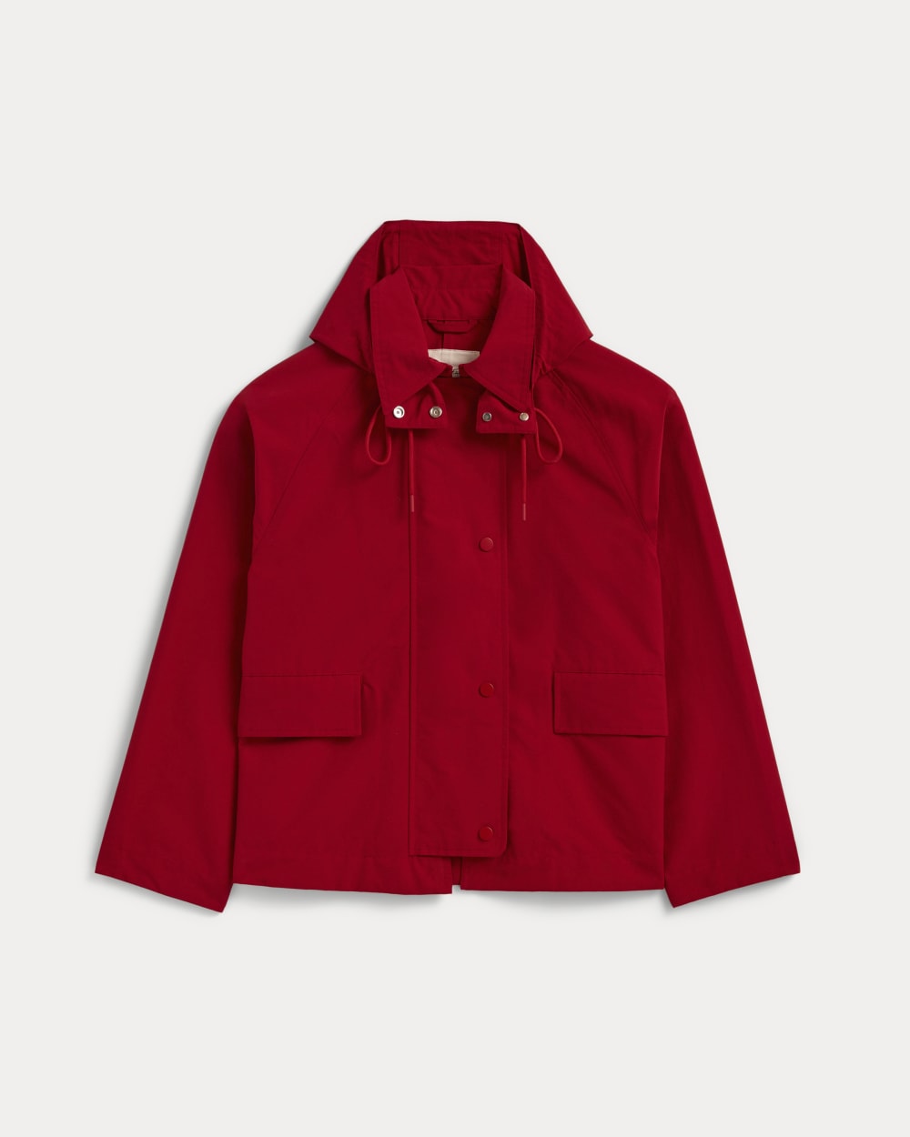 The Short Anorak | Berry Red-styoma