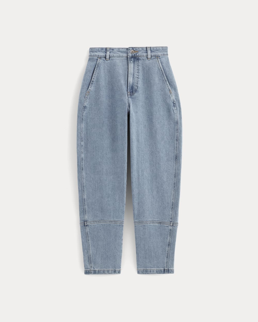 The Utility Barrel Jean | Light Indigo | Regular-styoma