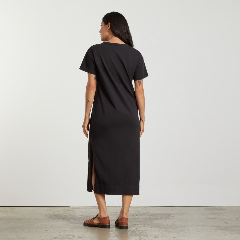 The Organic Weekend Maxi Dress | Black-styoma