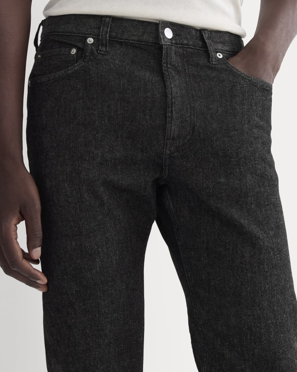 The Selvedge Straight Fit Jean | Black Rinse-styoma