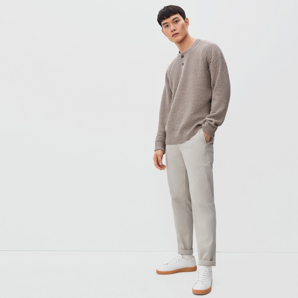 The ReLeather® Tennis Shoe  | White / Gum Sole-styoma