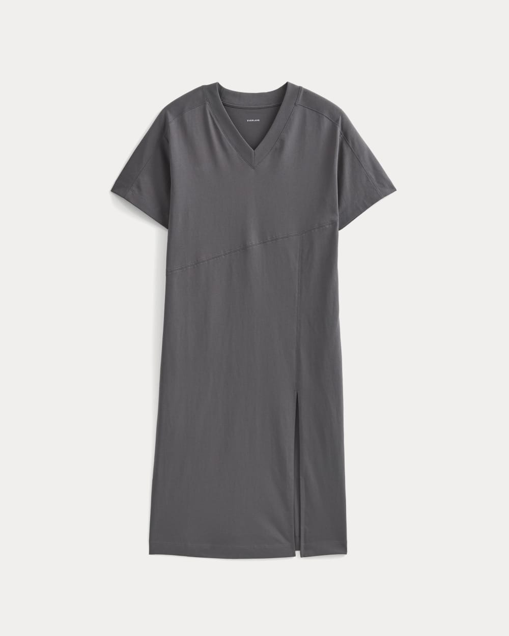 Weekend Tee Midi Dress | Charcoal Grey-styoma