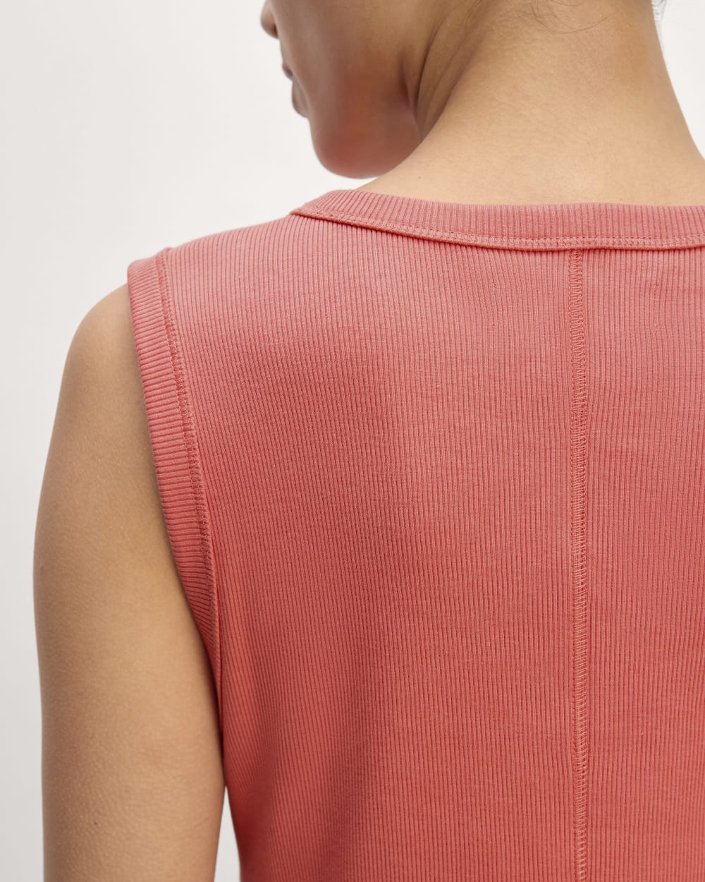 The Ribbed Mini Dress | Coral-styoma