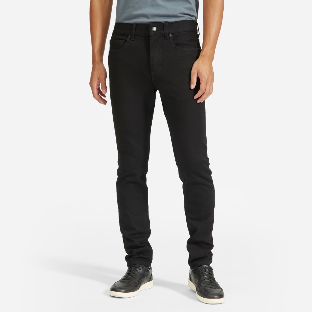 The Skinny 4-Way Stretch Organic Jean | Uniform | Black-styoma