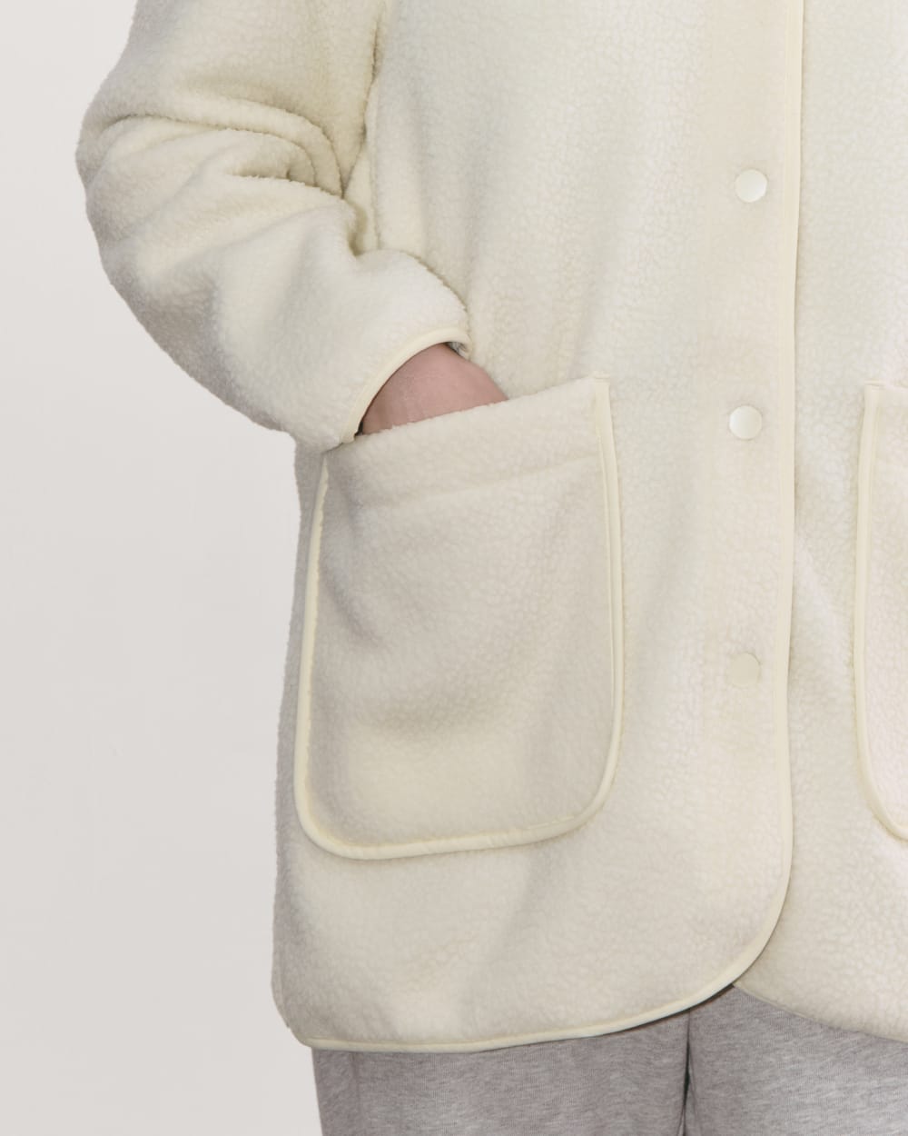 The Teddy Liner | Heathered Oat-styoma