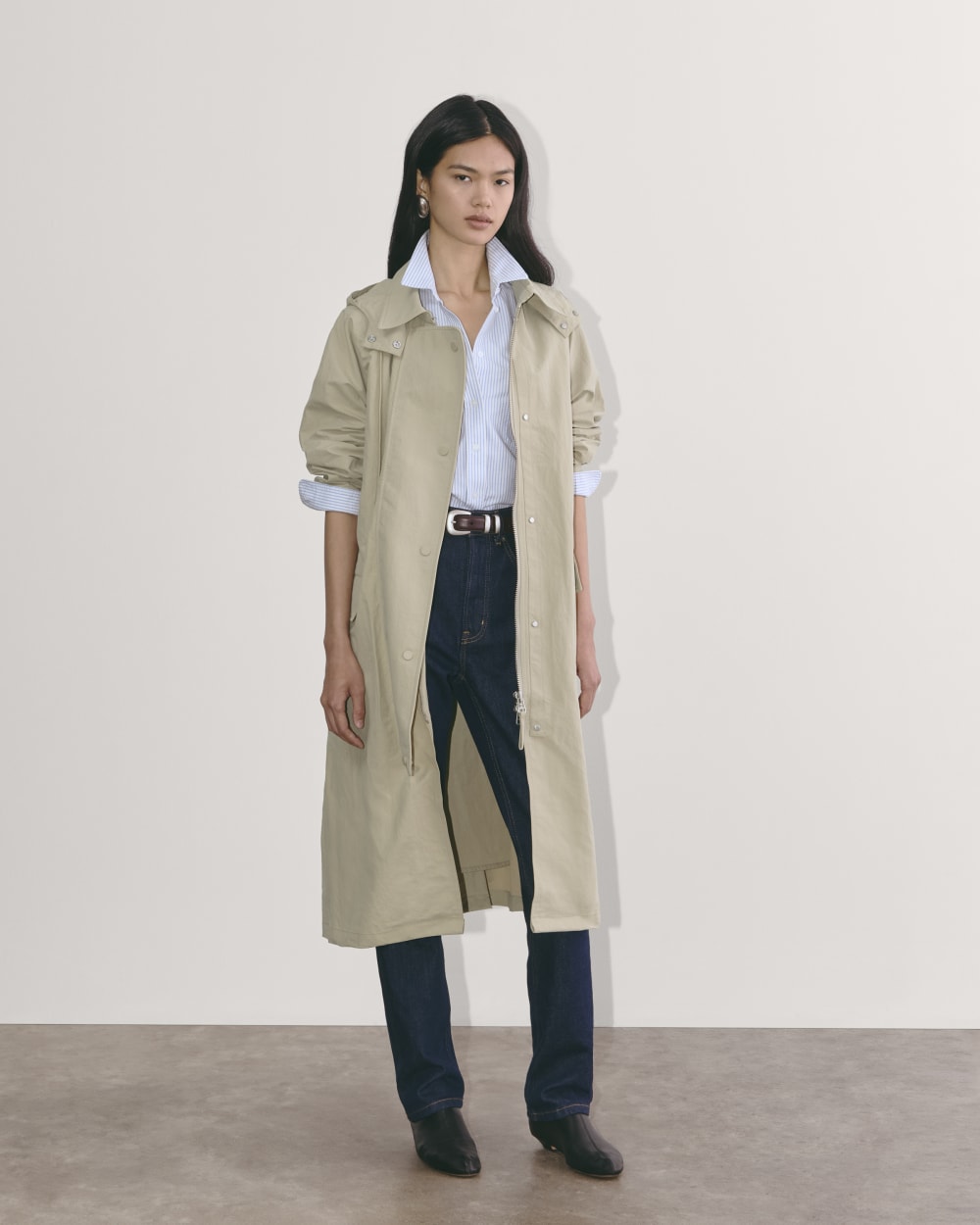 The Oversized Anorak | Trench Coat Khaki-styoma