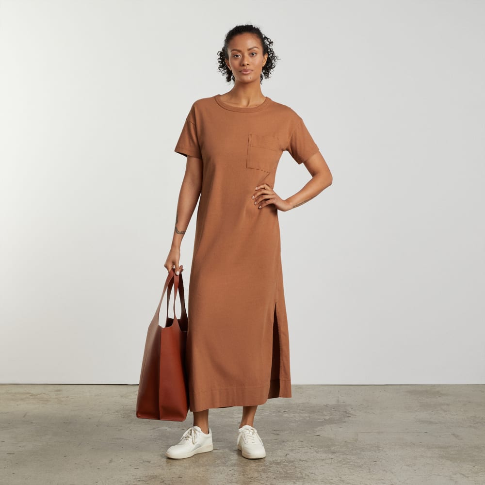 The Organic Weekend Maxi Dress | Tawny Brown-styoma
