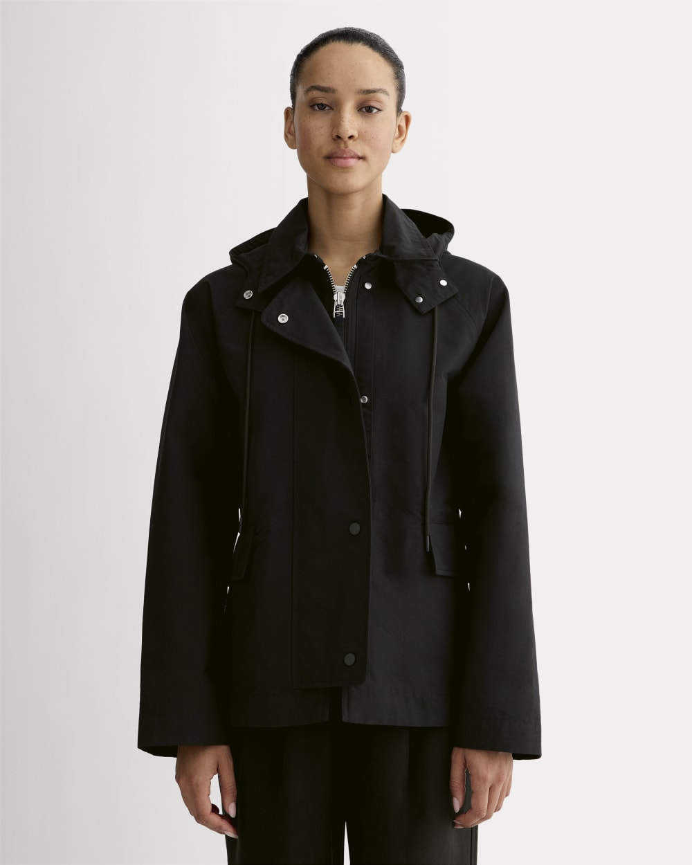 The Short Anorak | Black-styoma