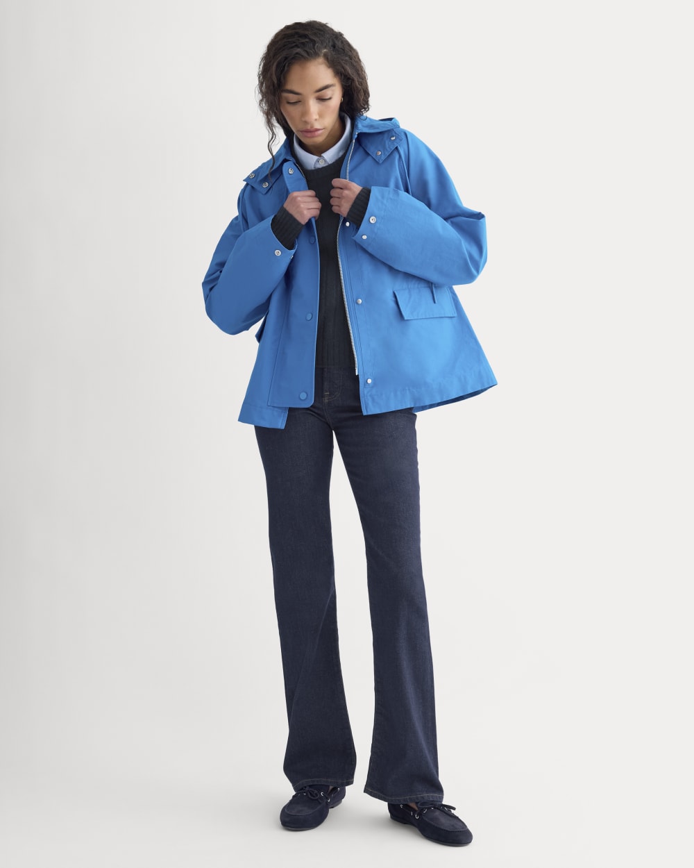 The Short Anorak | Imperial Blue-styoma