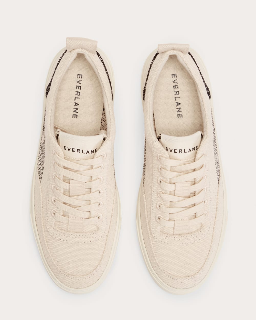 The Tread-Bare Sneaker | Natural Canvas / Black-styoma