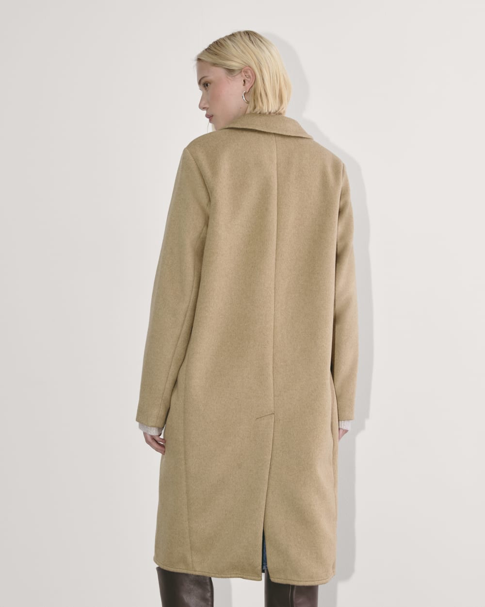 The Topcoat in Wool | Dark Heathered Camel-styoma