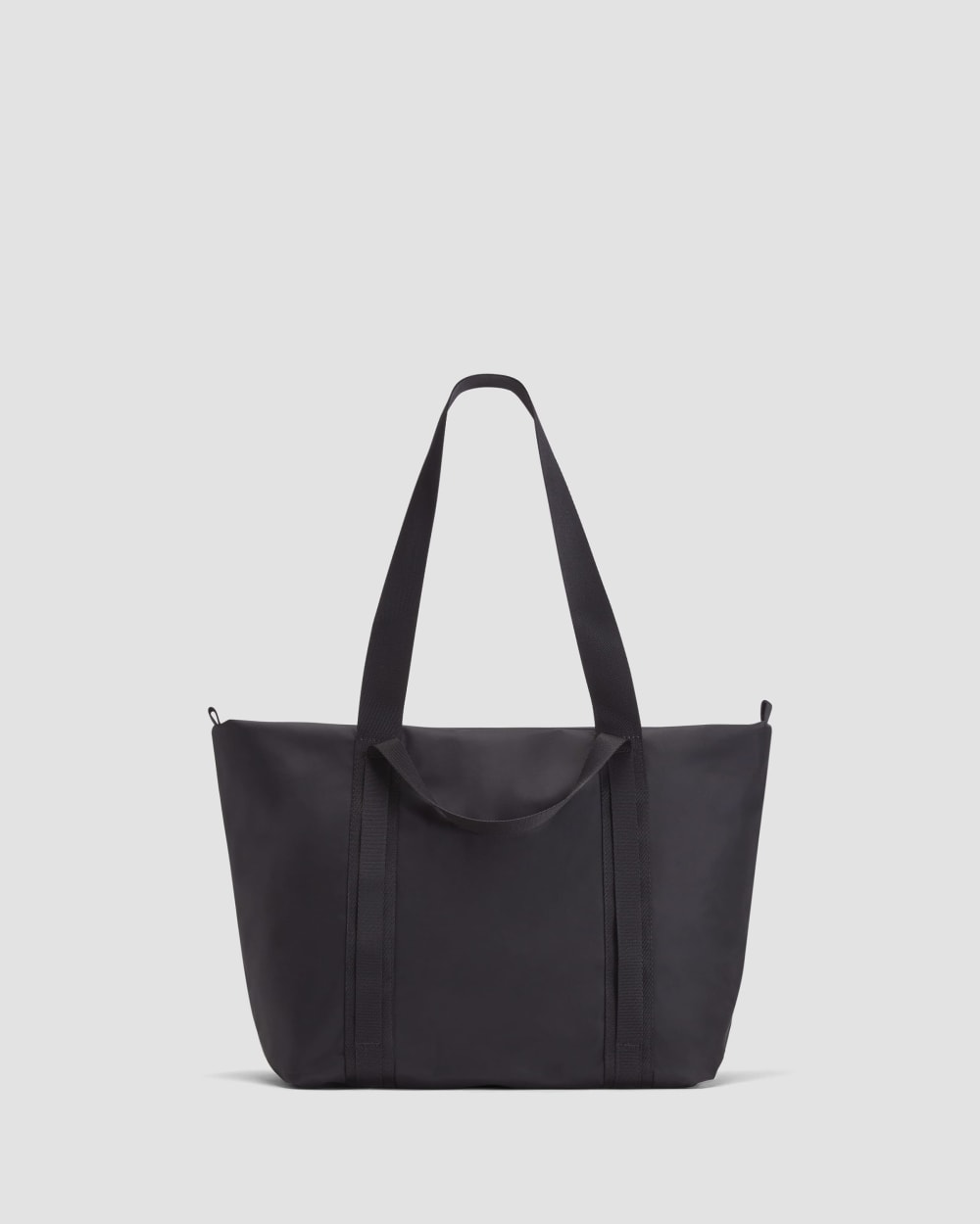 The Recycled Nylon Tote | Black-styoma