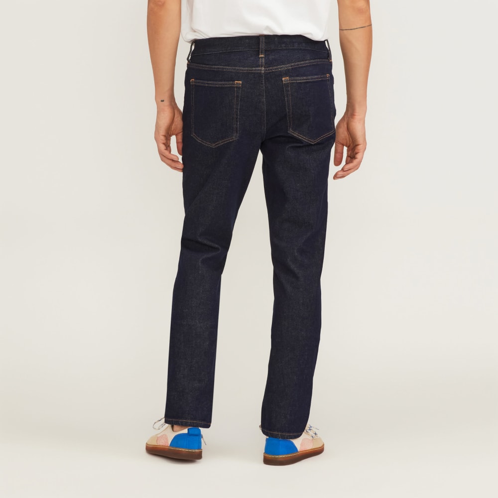 The Skinny 4-Way Stretch Organic Jean | Uniform | Dark Indigo-styoma