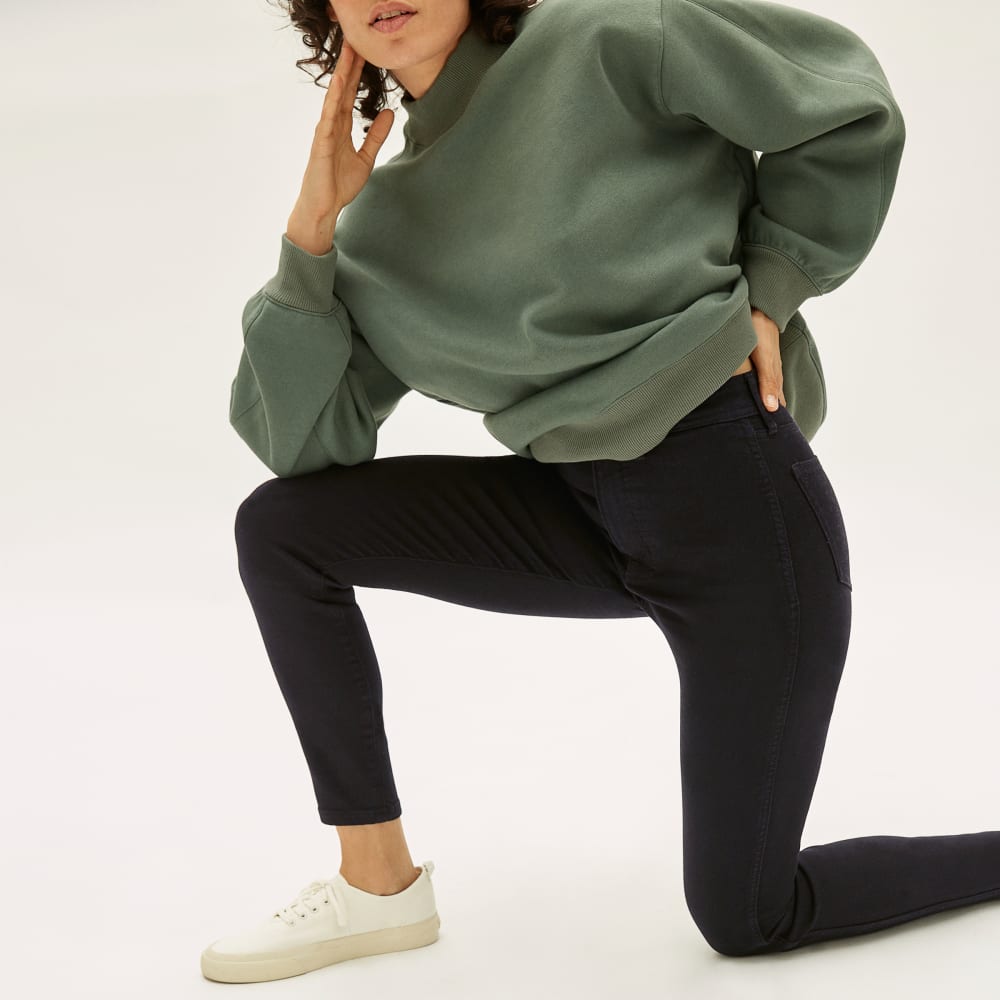 The Way-High® Clean Front Skinny Jean  | Black | 28.5” Inseam-styoma