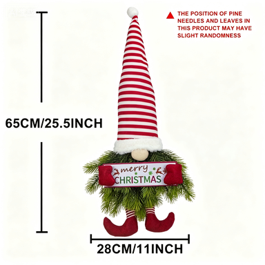 New Christmas dwarf ornaments, Christmas wreaths, outdoor wall decorations, Christmas wreaths