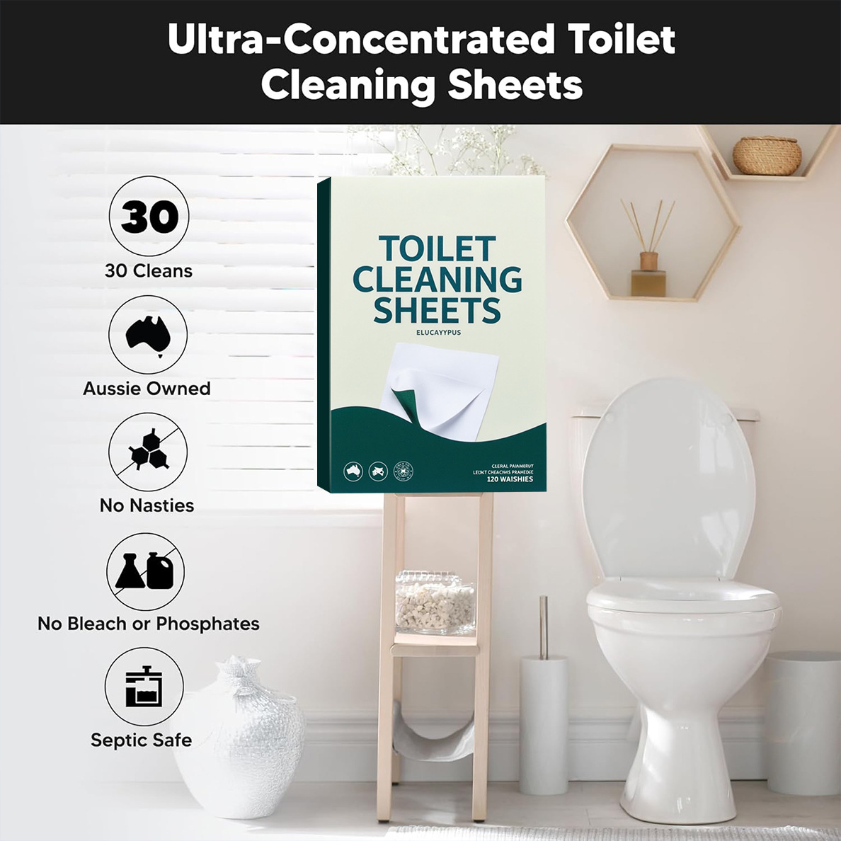 Cross-Border Dissolvable Toilet Cleaning Tablets Toilet Paper Household Toilet Cleaner Toilet Cleaner To Remove Urine Scale And Stains