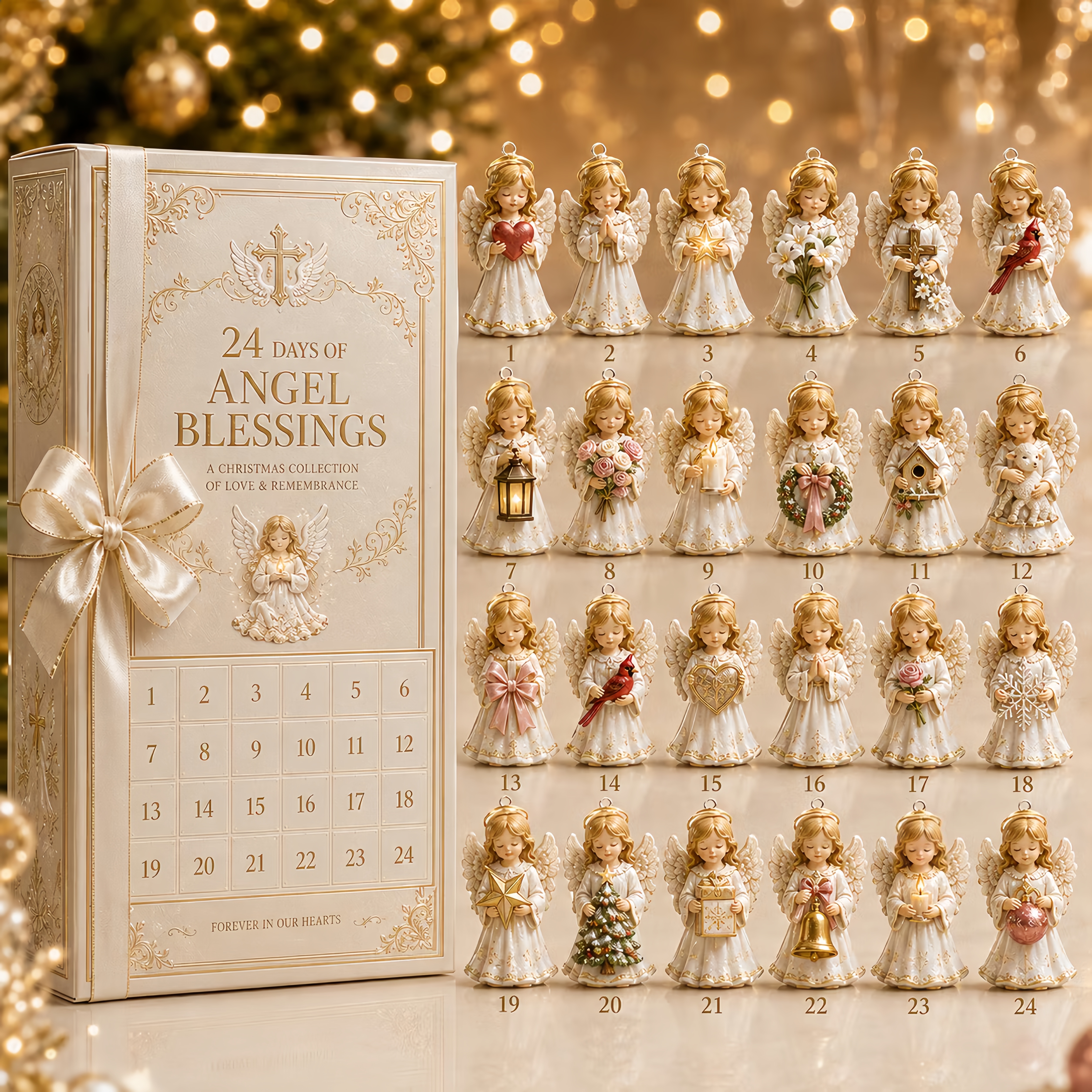 🔥24-Day Christmas Countdown Advent Calendar – Angel's Blessing