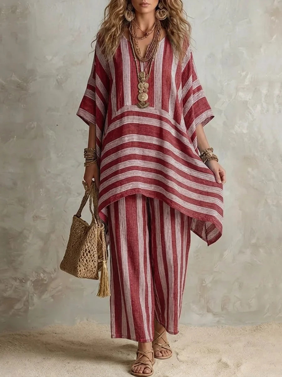 Iluma™ – Boho Tunic & Wide-Leg Set
