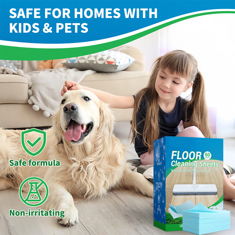 Cross-Border Floor Cleaning Tablets Multi-Functional Cleaner Tile Cleaning Tablets Household Decontamination Fresh Mopping Cleaning Paper