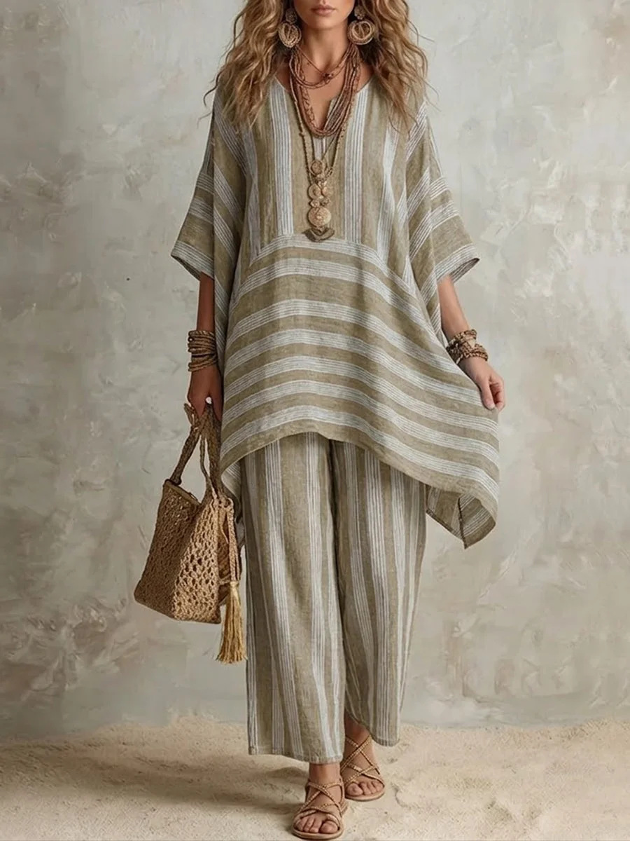 Iluma™ – Boho Tunic & Wide-Leg Set