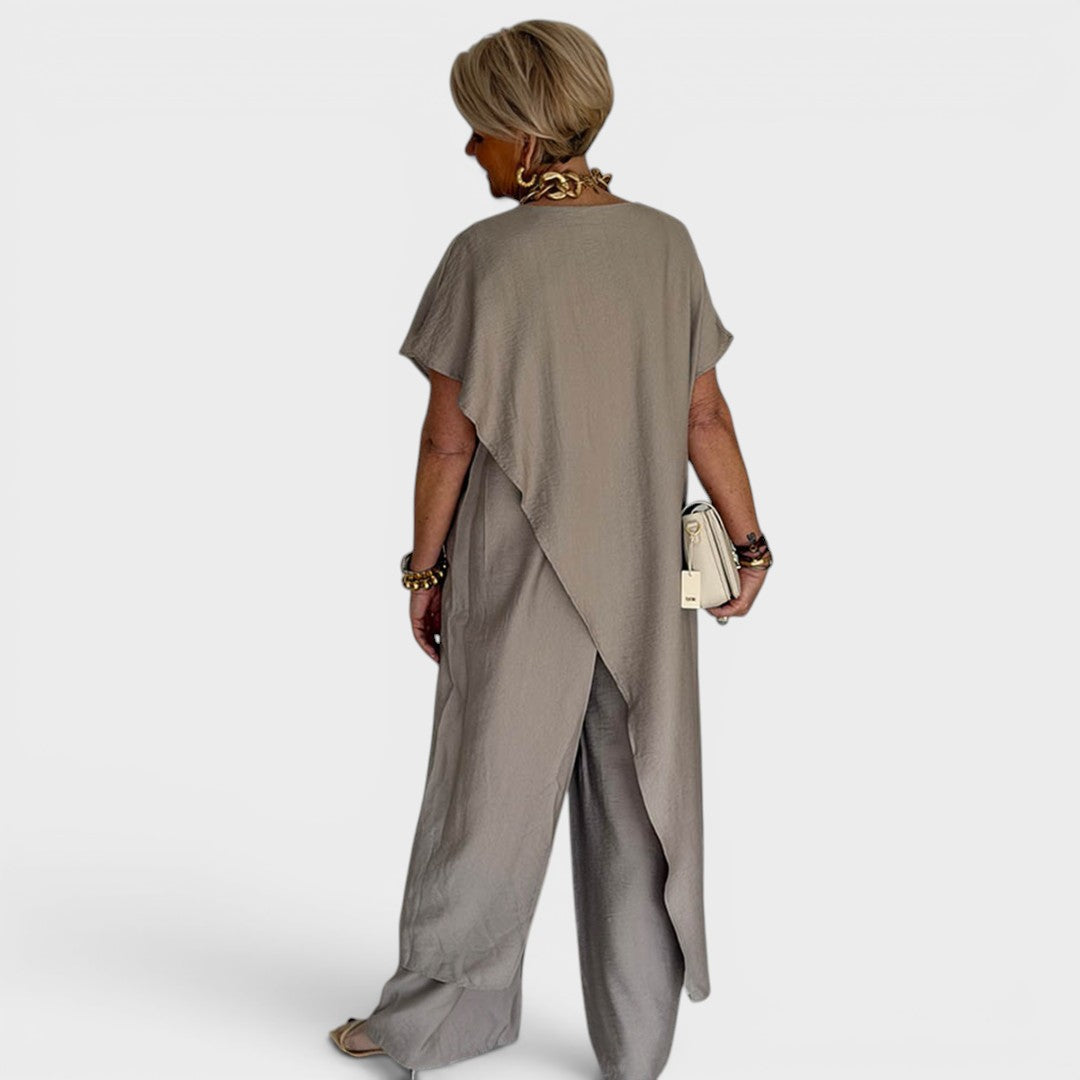 Roseth - Set consisting of a layered tunic and wide-legged trousers