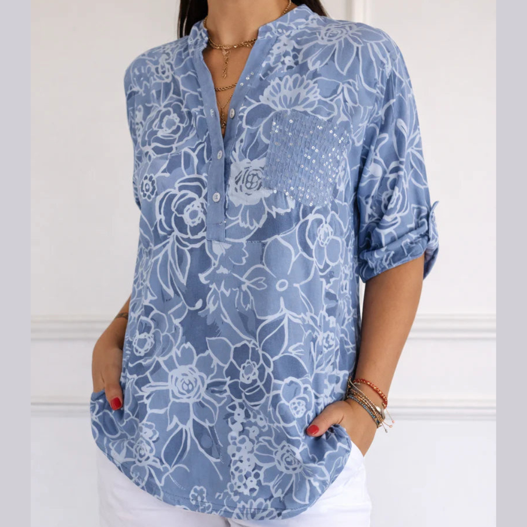  Elegant Blouse with Pocket