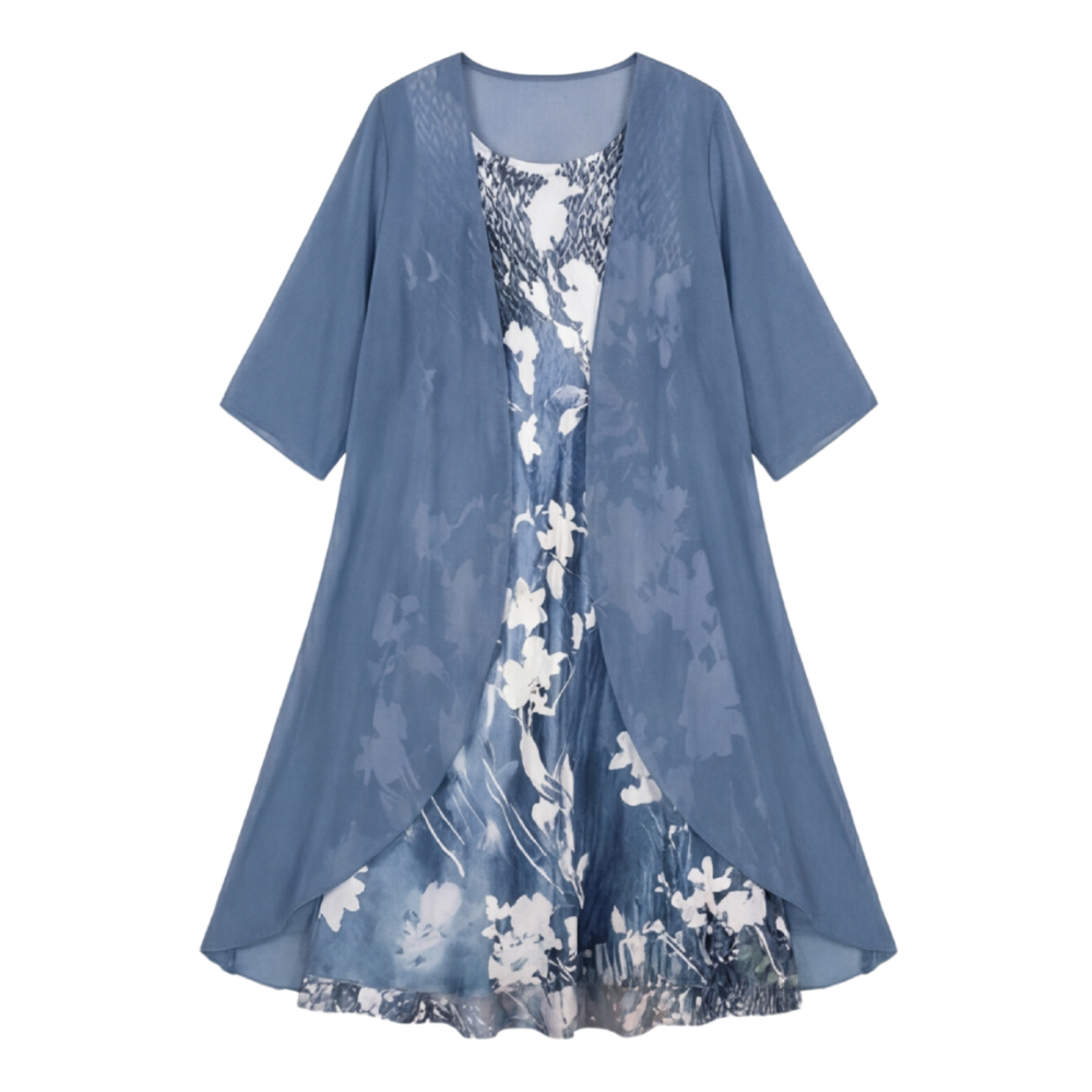 Floral Two Piece Dress Set