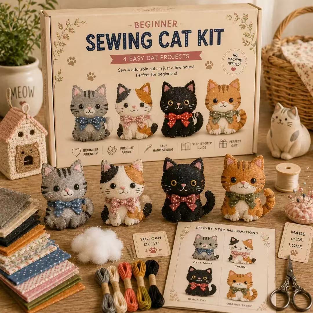 🧵 Beginner DIY Animal Craft Kits for Screen-Free Cozy Leisure 🧸