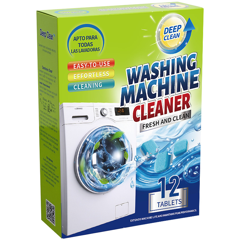 Cross-Border Washing Machine Tank Cleaner Washing Machine Effervescent Tablets For Decontamination And Descaling Fully Automatic Effervescent Cleaner