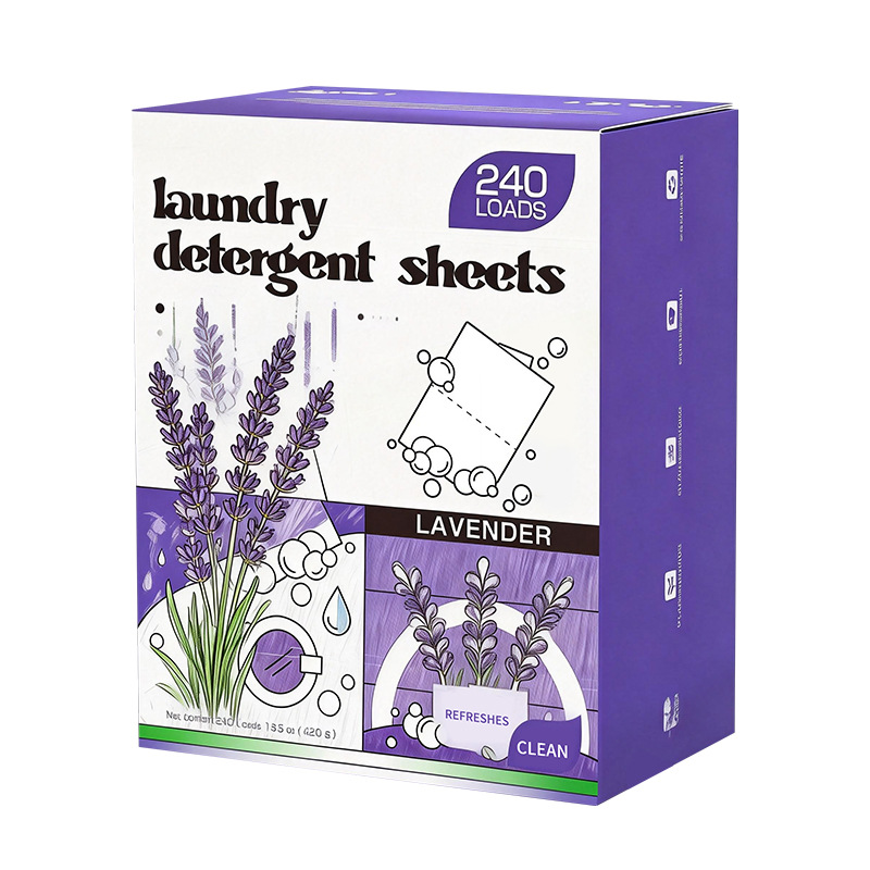 Cross-Border Laundry Tablets To Remove Tens Of Thousands Of Stains, Clothing Care Sheets, Disposable Detergent, Portable Laundry Bubble Paper