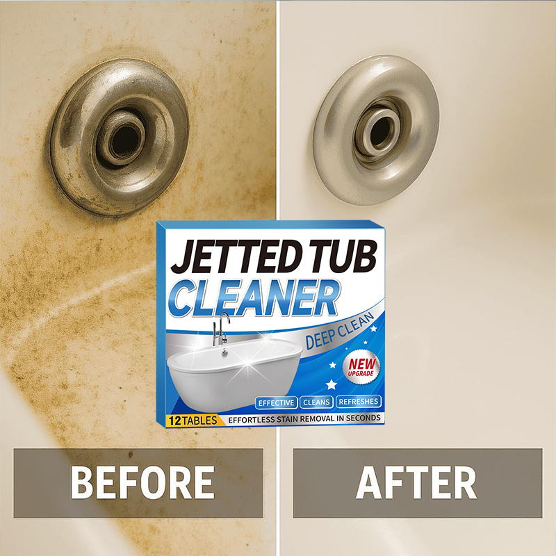 Cross-Border Bathtub Cleaning Tablets Toilet Washbasin Descaling And Stain Removal Household Bathroom Cleaning Effervescent Tablets Cleaner