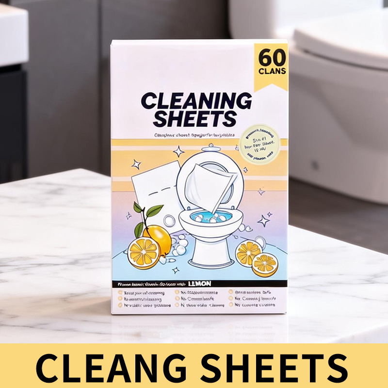 Cross-Border Toilet Cleaning Paper Septic Tank Safe Toilet Cleaner Remove Stains And Urine Scale Portable Toilet Cleaning Tablets