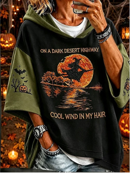 Limited-time 50% off 250th Anniversary Halloween 3D Printed Long-Sleeve Hooded T-Shirt
