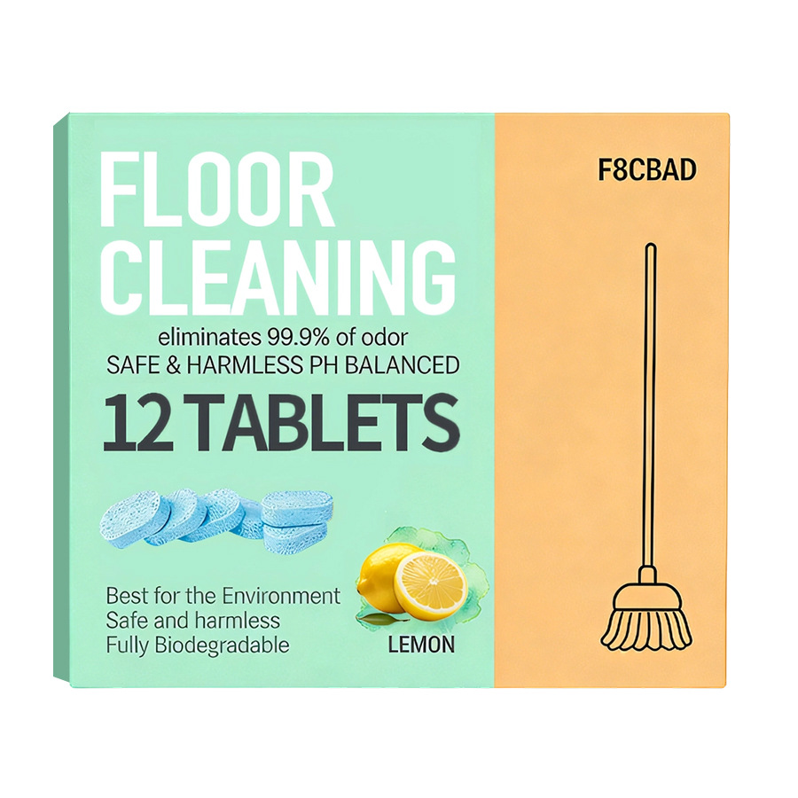 Cross-Border Floor Cleaner Wooden Floor Tile Household Cleaner Decontamination And Descaling Fresh Fragrance Floor Descaling Tablets