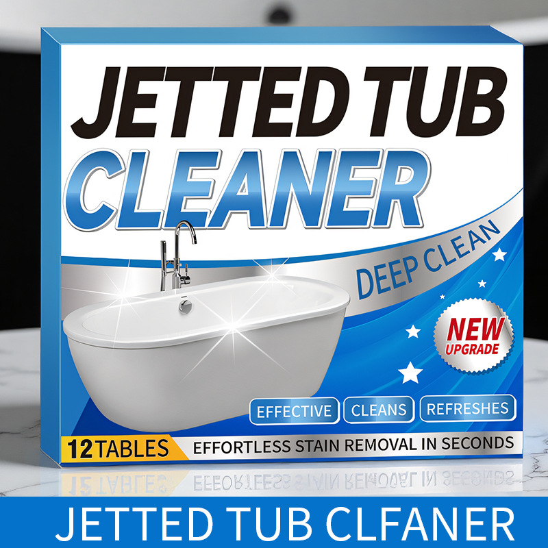 Cross-Border Bathtub Cleaning Tablets Toilet Washbasin Descaling And Stain Removal Household Bathroom Cleaning Effervescent Tablets Cleaner